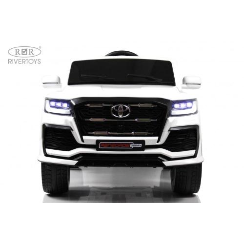 Детский электромобиль RiverToys G555GG белый фото 17