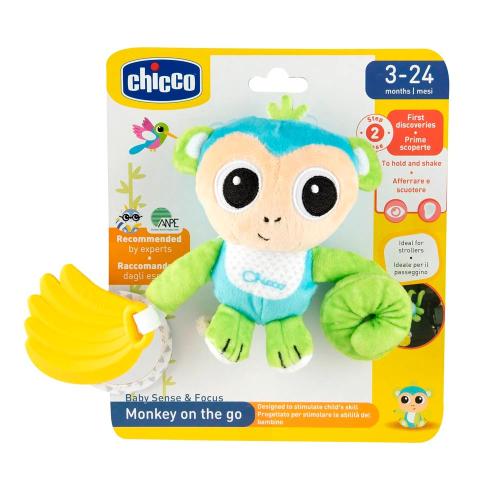Игрушка подвеска набивная Обезьянка Chicco 00011568000000 фото 3
