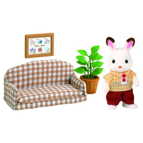 Игровой набор Sylvanian Families Папа на диване Epoch 5013