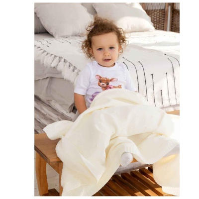 Вязаный плед на Вэлсофтте Luxury Baby РП-0099 1