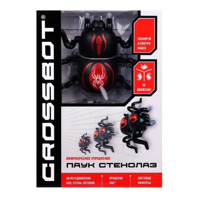 Игрушка на радиоуправлении Паук-стенолаз Crossbot 870713