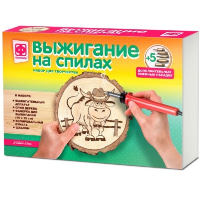 Набор для выжигания на спилах Ковбой Джо Фантазер 371103 1