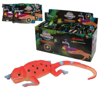 Фигурка Волшебная ящерица меняет цвет в воде Юный натуралист AbToys PT-01477 5