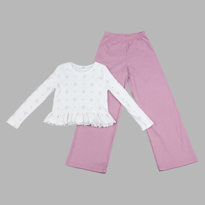 Пижама Мозаика Чуди Кидс 515125Ц2 белый/розовый 01