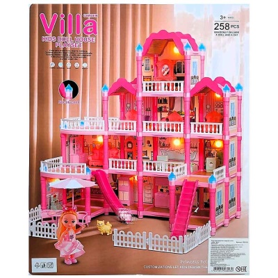 Дом для кукол с мебелью и световыми эффектами 3102433 3