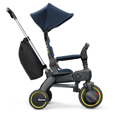 Детский складной трёхколёсный велосипед Doona Liki Trike S3 Deep Blue 2
