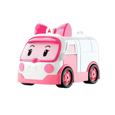 Игровой набор из 4 машинок Robocar Poli Silverlit MRT-760 4