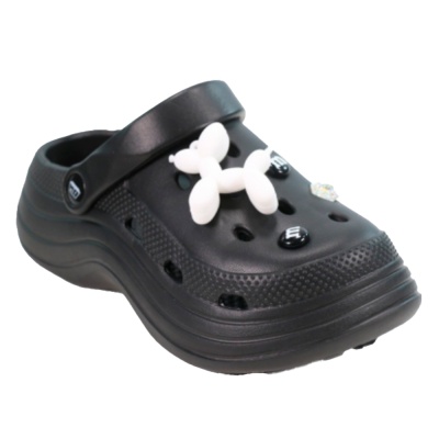 Сабо для девочки черные Baden KPD004-011 1