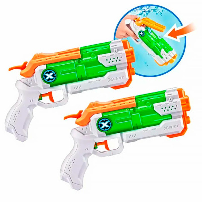 Набор 2 Бластера водных X-Shot Water FAST-FILL Микро Zuru 56244 2