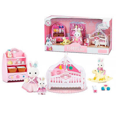 Кукла Зайчик с набором мебели Детская Veld Co 113304 2
