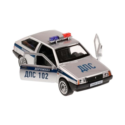 Игрушка Машина Lada-2108 Спутник Полиция Технопарк 2108-12SLPOL-SR 3
