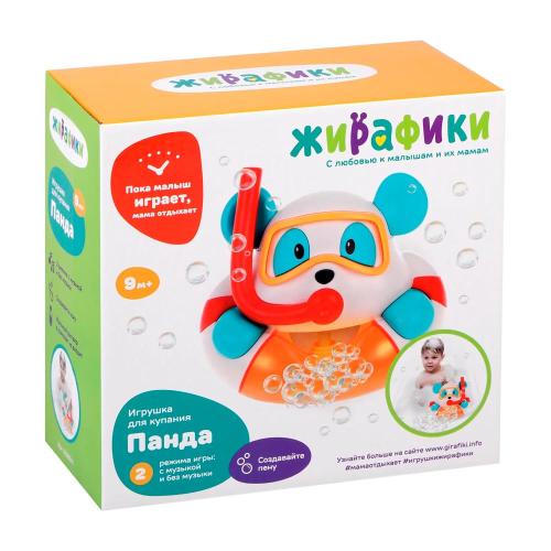 Игрушка для купания Панда создаем пену Жирафики 939941 фото 6