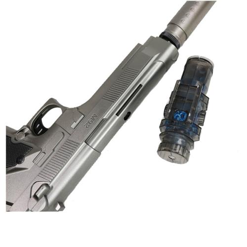 Орбиз пистолет Beretta M92 Наша игрушка А004А6 серебристый фото 4
