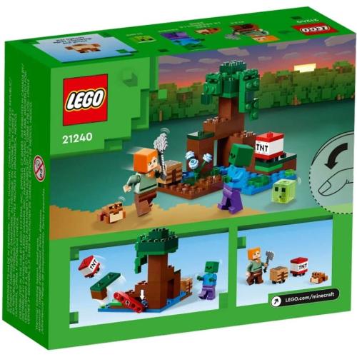 Конструктор Lego Minecraft 21240 Болотное приключение фото 7