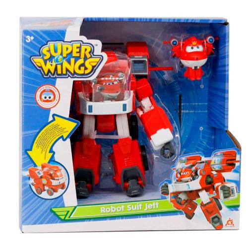 Игрушка Костюм трансформера с фигуркой мини Джетта Super Wings EU750321 фото 4