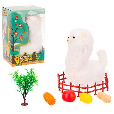 Мягкая интерактивная игрушка Альпака ходит музицирует 2310932 4