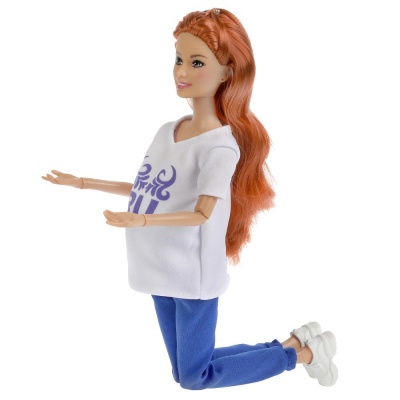 Кукла Беременная София на занятии йогой 29 см Карапуз 66001SB1-1-S-BB