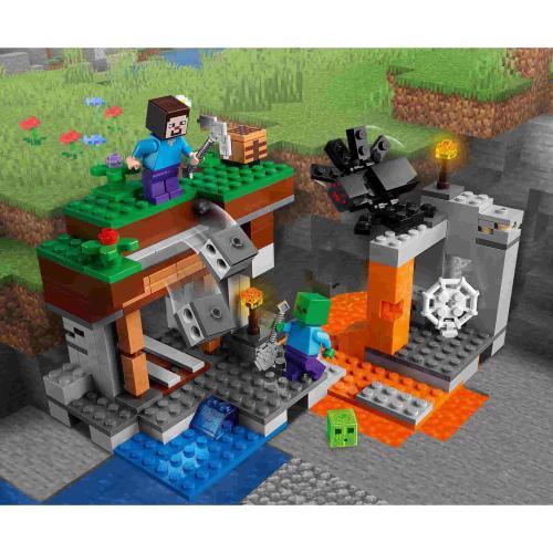 Конструктор Lego Minecraft Заброшенная» шахта Lego 21166 фото 6