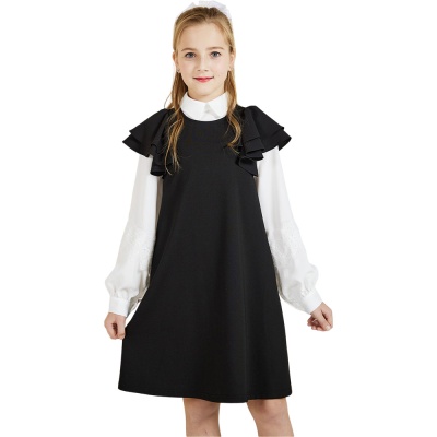 Платье школьное Deloras 63951Q чёрное 02