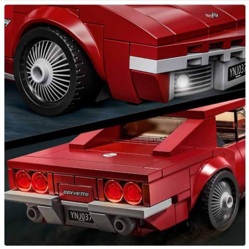 Конструктор Speed Champions Chevrolet Corvette 2шт Lego 76903 фото 4