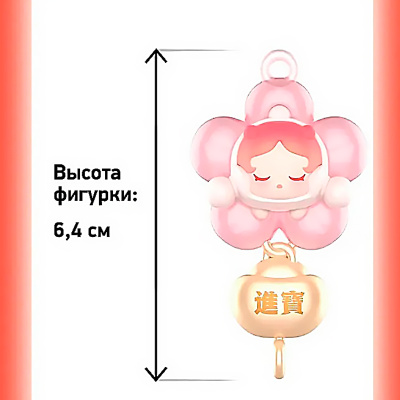 Фигурка коллекционная сюрприз с подвесом New Year Collection Series Pop Mart 68001 3