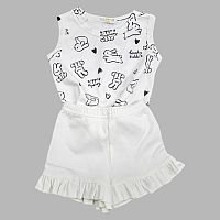 Комплект Lovely Rabbit Футболка и шорты Чуди Кидс 376125-11К молочный