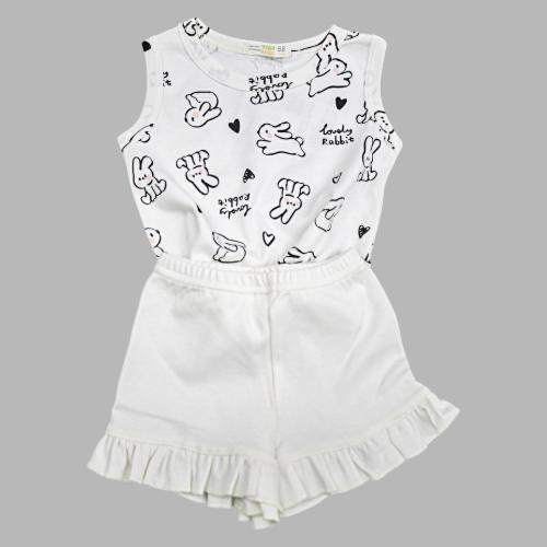 Комплект Lovely Rabbit Футболка и шорты Чуди Кидс 376125-11К молочный
