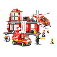 Конструктор Пожарный: Дежурная часть 371 деталь Sluban M38-B0225