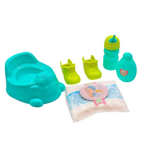 Кукла Пупс 30 см 10 звуков пьет писает Sharktoys 1000000052 фото 3