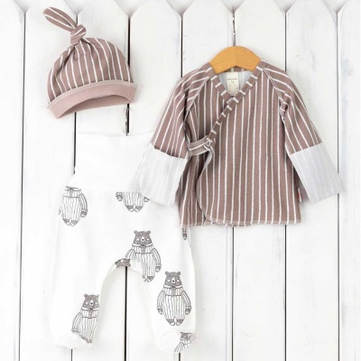 Комплект для новорожденных размер 56 Baby boom КН135/1-И