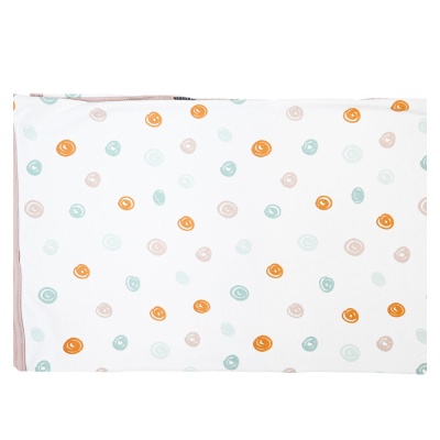 Пелёнка-плед двусторонняя Горох бохо Чуди Кидс 088123 белый 02