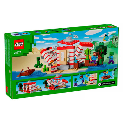 Конструктор Lego Minecraft 21275 Дом в джунглях TNT 5