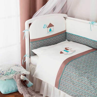 Комплект постельных принадлежностей для детей Жила-была лошадка 6 предметов Perina ЖБ6-01.4 02