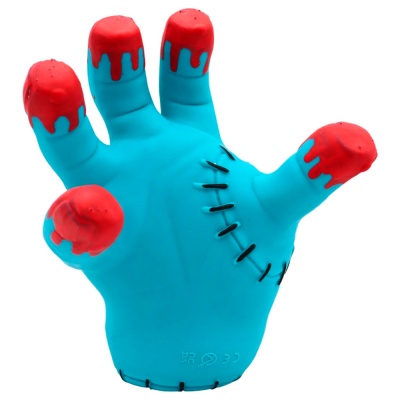 Игрушка Zombie Hand тянучка голубая рука 20 см Elasticorps ZOMBIE-3 2