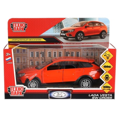 Металлическая модель Lada Vesta SW Cross Технопарк VESTASWCR-124SL-OG 02