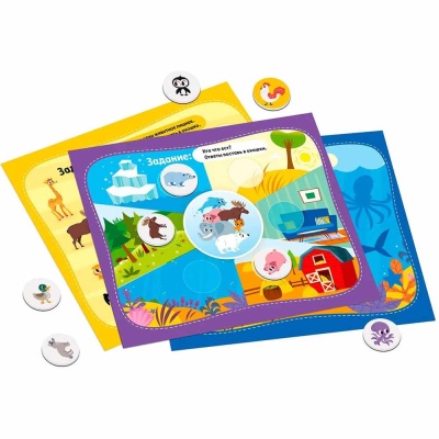 Игровой набор Животные в металлической коробке Magneticus POL-009