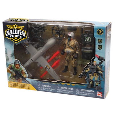 Игровой набор Солдат с самолетом-беспилотником Chap Mei 545005-2