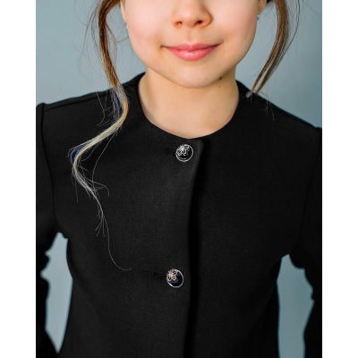 Жакет школьный для девочки Deloras X64157A черный 5