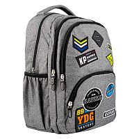 Рюкзак школьный для мальчика Kapika BG34-91 серый