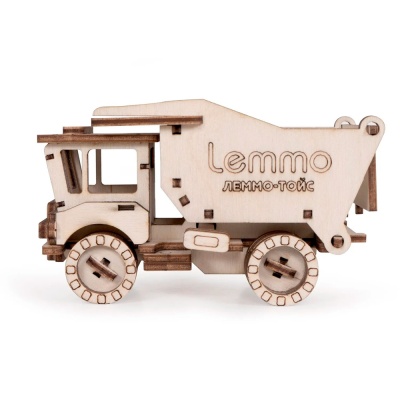 Конструктор деревянный Самосвал Сэм 43 детали Lemmo 0062 4