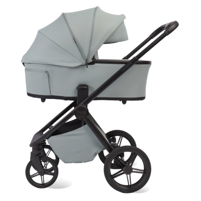 Коляска 2 в 1 Peppy Monaco Plus Mint рама чёрная 02