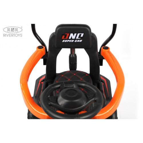 Детский электромобиль RiverToys G005GG оранжевый фото 15