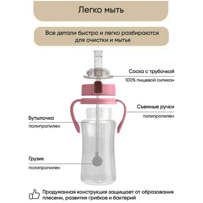 Поильник с трубочкой Paomma PDB114 zephyr 4