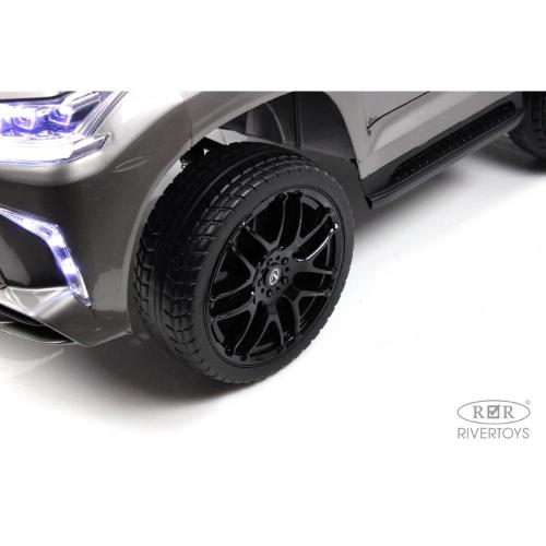 Детский электромобиль Lexus 570 RiverToys E555EE серый глянец фото 19