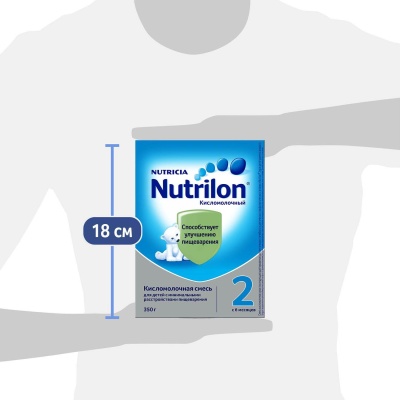 Смесь молочная Nutrilon Кисломолочный 2 350г с 6 мес 1