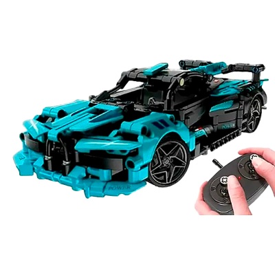 Конструктор Спортивный автомобиль радиоуправляемый 437 деталей Qman 8046IMM 1