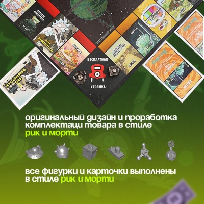 Настольная игра Монополия Рик и Морти Hasbro 033862 05