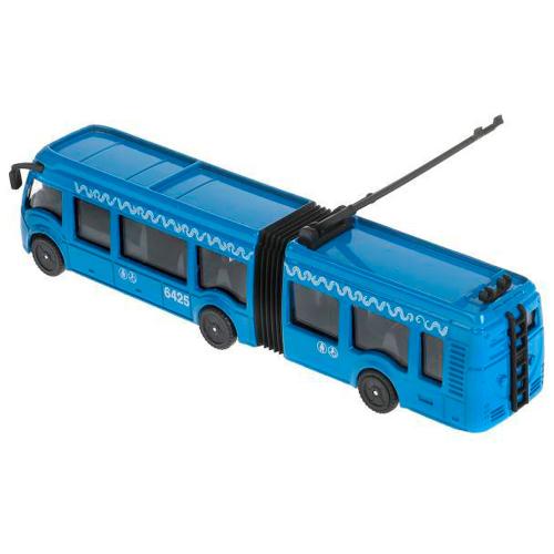 Троллейбус Метрополитен инерционный Технопарк SB-18-11WB(NO IC).20-1 фото 2