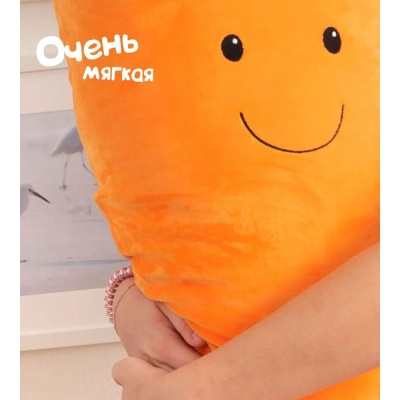 Мягкая игрушка подушка - Сплюшка морковь Fancy SPLM1 2