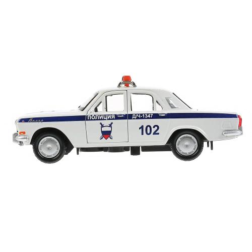 Игрушка Машина Газ 2101 Волга полиция Технопарк 2401-12SLPOL-WH фото 2
